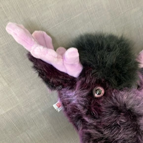 Plush Purple Moose Wall Decor - Picture 9 of 13